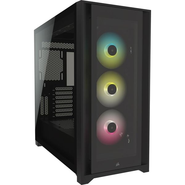 Vỏ máy tính Corsair iCUE 5000X RGB TG Black (CC-9011212-WW)