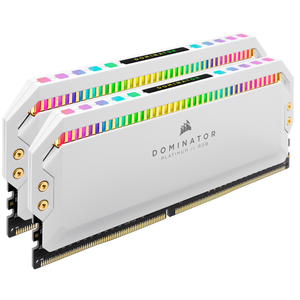 Ram Corsair Dominator Platinum 16GB (2x8GB) RGB 3200 White (CMT16GX4M2C3200C16W)