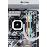  Ram Corsair Dominator Platinum 16GB (2x8GB) RGB 3200 White (CMT16GX4M2C3200C16W) 
