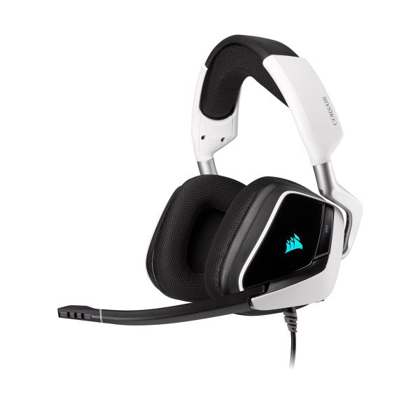  Tai nghe Corsair VOID RGB ELITE USB 7.1 - White (CA-9011204-AP) 