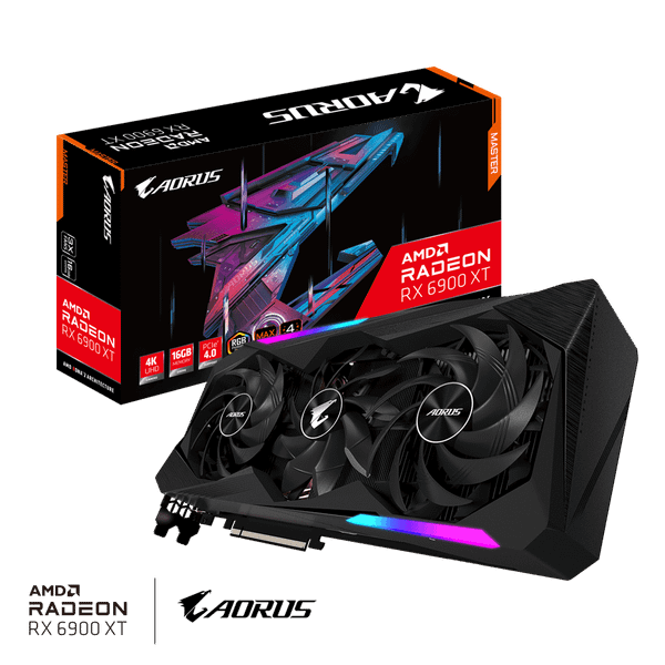  Card Màn Hình Gigabyte AORUS Radeon RX 6900 XT MASTER 16G (GV-R69XTAORUS-M-16GD) 