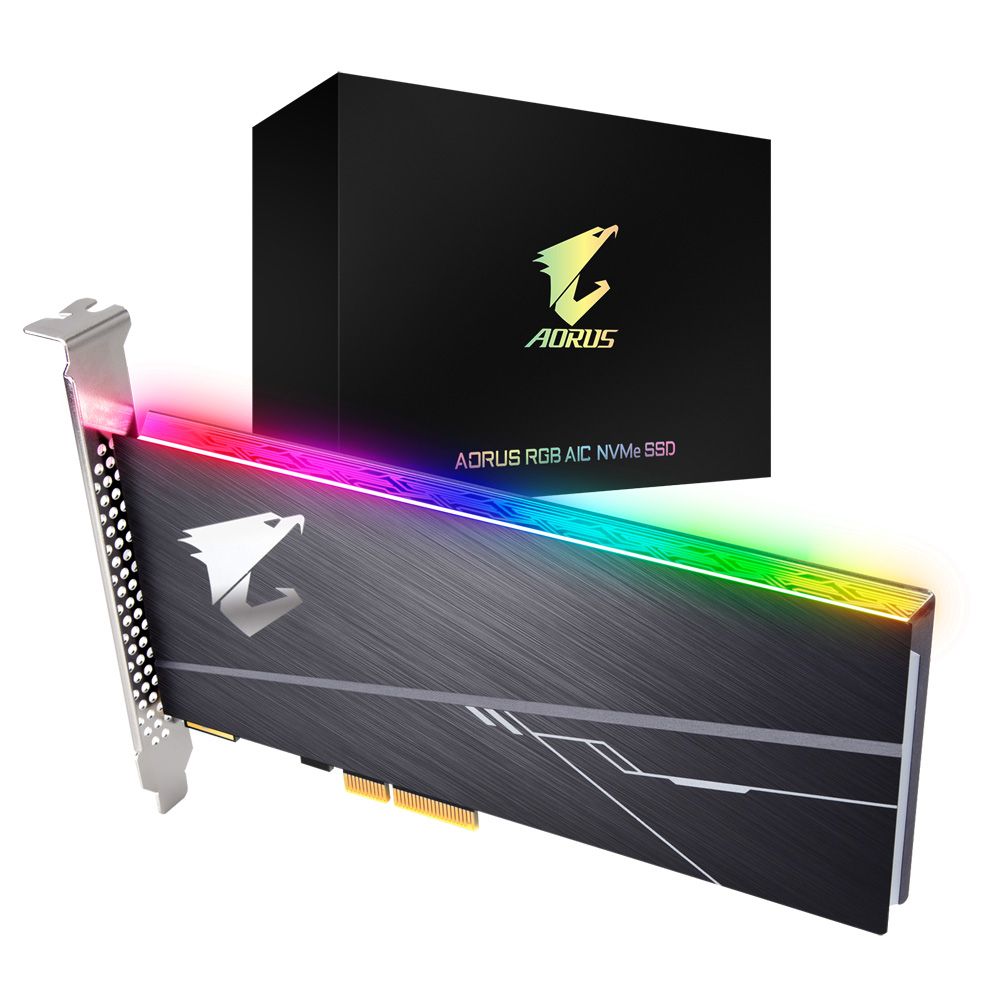  Ổ Cứng SSD Gigabyte Aorus RGB AIC NVMe SSD 1TB 