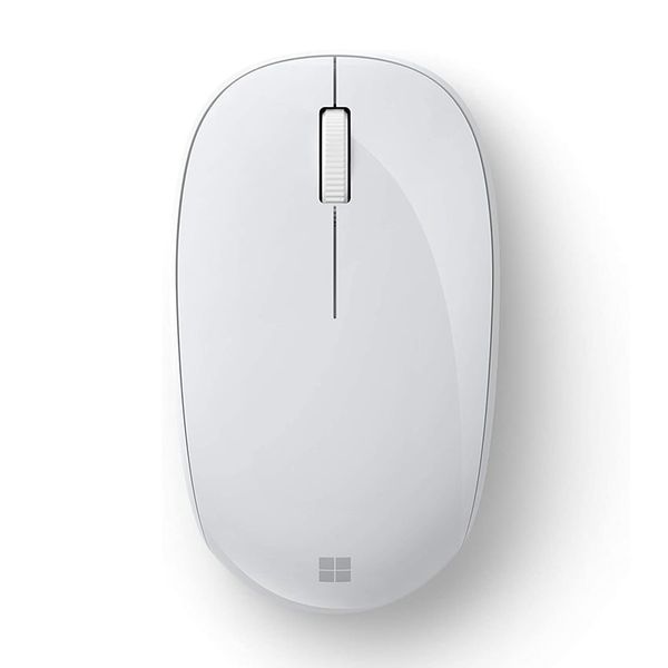 Chuột không dây Microsoft Xám Trắng