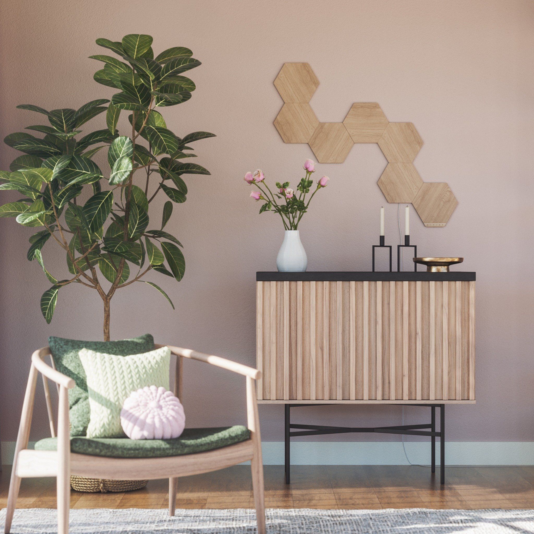  Đèn thông minh Nanoleaf Elements Lục Giác 3 miếng (Bộ mở rộng) 