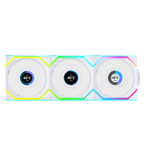  Quạt Máy Tính Lian Li SL120 LCD Triple pack White - 12SLLCD1W3W (Màn hình LCD/Led vô cực) 