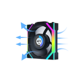  Quạt Máy Tính Lian Li SL120 LCD Triple pack Black Reverse - 12RSLLCD1W3B (Màn hình LCD/Led vô cực/Đảo chiều) 