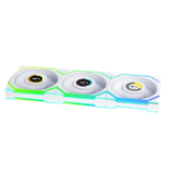  Quạt Máy Tính Lian Li SL120 LCD Triple pack White - 12SLLCD1W3W (Màn hình LCD/Led vô cực) 