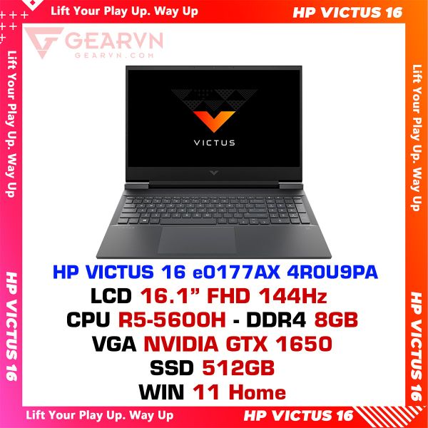  Laptop Gaming HP VICTUS 16 e0177AX 4R0U9PA 