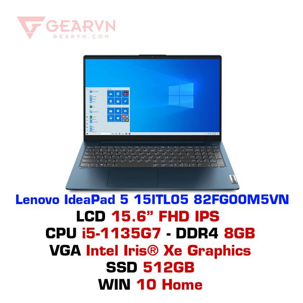  Laptop Lenovo IdeaPad 5 15ITL05 82FG00M5VN 