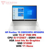  Laptop HP Pavilion 15 EG0539TU 4P5G6PA 