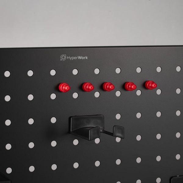  Bảng treo đồ Pegboard HyperWork PG-02 Đen 