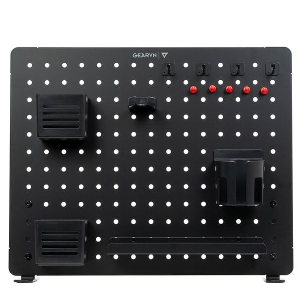 Bảng treo đồ Pegboard GearVN HyperWork GP-01 Đen