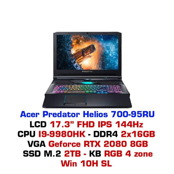  Laptop Gaming Acer Predator Helios 700 PH717-71 95RU 