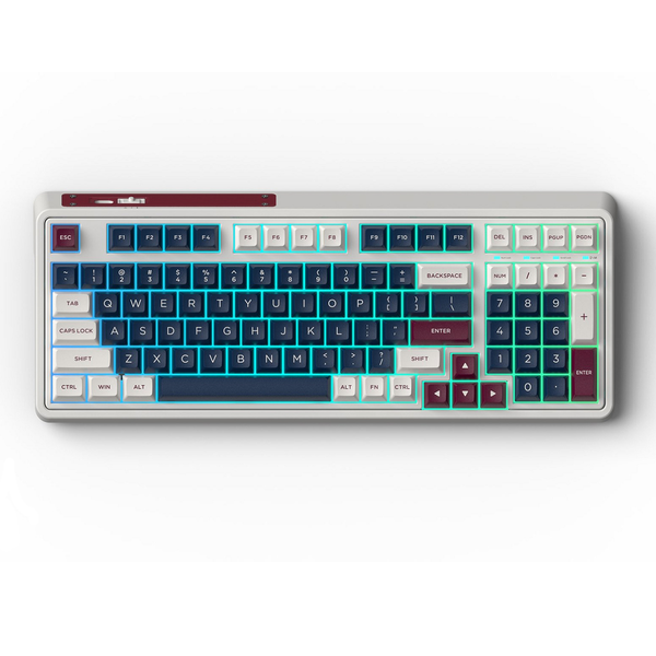 Bàn phím cơ FL-Esports CMK98SAM 3 Mode Wireless Metal Heart Kailh Box Cool Mint switch