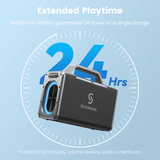  Loa di động kháng nước IPX6 SOUNARC K2 Karaoke Party Speaker - Black 