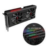  Card màn hình PNY GeForce RTX 3050 8GB XLR8 Gaming REVEL EPIC-X RGB Dual Fan Edition 