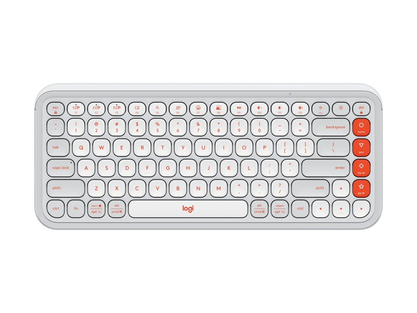 Bàn Phím Logitech Pop Icon Keys Wireless White
