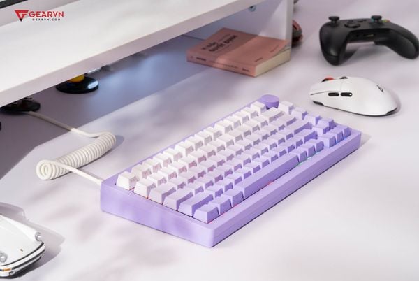  Bàn phím MonsGeek M1W HE-SP V3 Lilac Purple Akko Cream Yellow V2 switch 