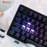  Bàn Phím Cơ Không Dây Durgod Cavalry 87 Black Kailh Turbo Red Switch 