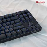  Bàn Phím Cơ Không Dây Durgod Cavalry 87 Black Kailh Turbo Red Switch 