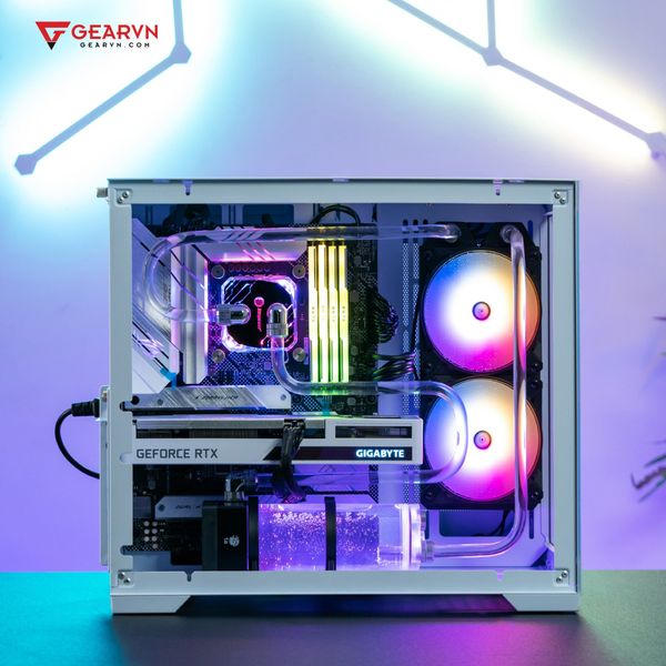  PC GVN POSEIDON S WHITE (Intel i5-14600KF/ VGA RTX 3060) 