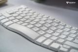  Bàn phím Logitech không dây Wave Keys Ergonomic Trắng 