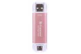  Ổ cứng di động SSD Transcend ESD310P 1TB, 1050MB/s, Hồng 