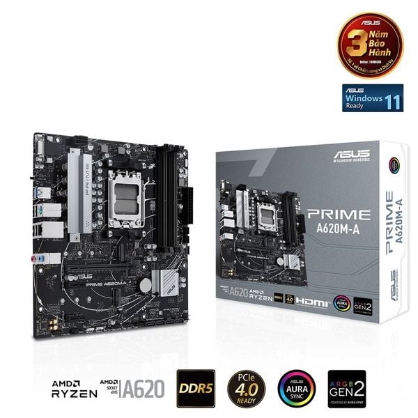 Bo mạch chủ ASUS PRIME A620M-A DDR5