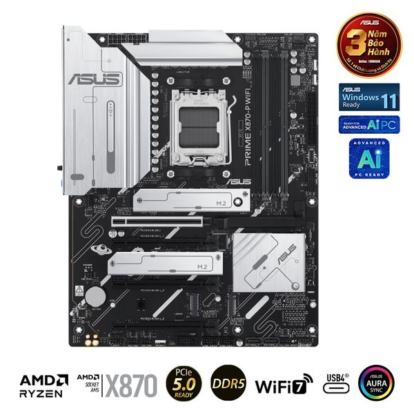  Bo mạch chủ ASUS PRIME X870-P WIFI-CSM (DDR5) 