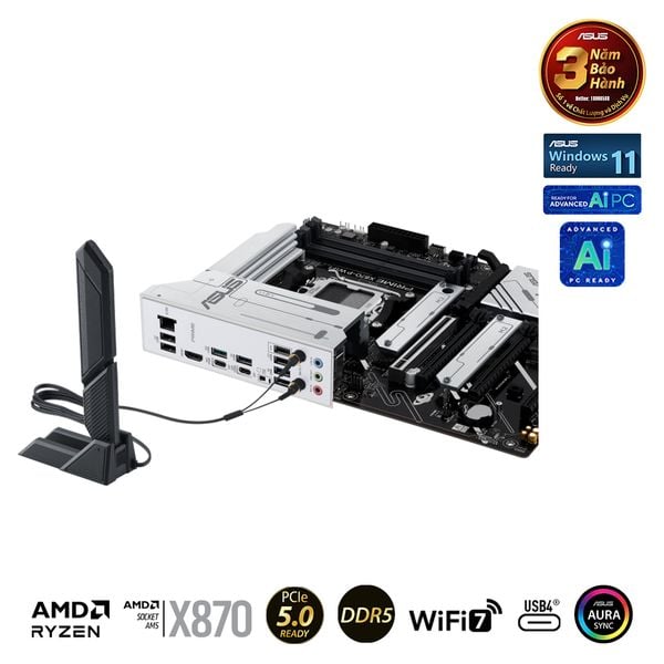  Bo mạch chủ ASUS PRIME X870-P WIFI-CSM (DDR5) 