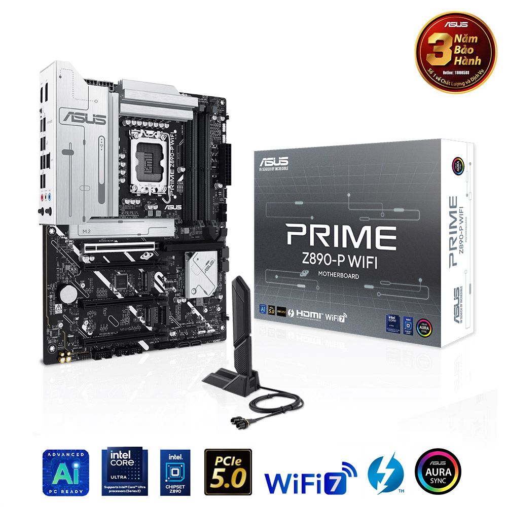 Bo Mạch Chủ Asus Prime Z890 - P Wifi Csm (Ddr5)