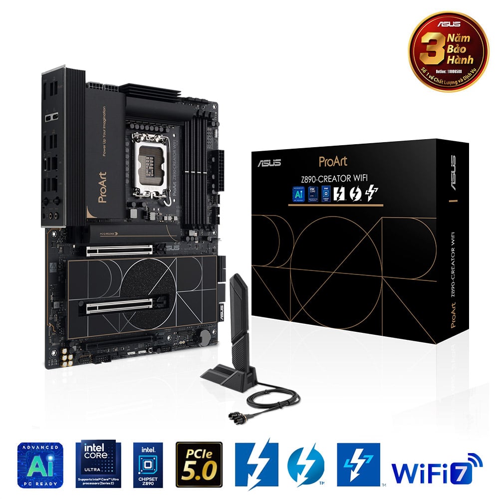 Bo mạch chủ ASUS ProArt Z890-CREATOR WIFI (DDR5)