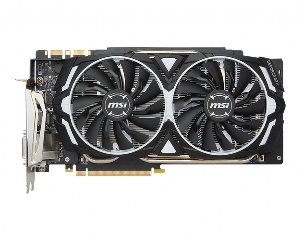  Card màn hình VGA MSI GTX Geforce 1080 TI ARMOR OC X 11G 