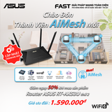  Bộ định tuyến WiFi 6 Asus RT-AX53U chuẩn AX1800 