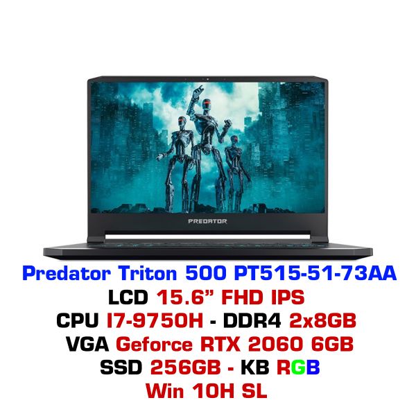  Laptop Gaming Acer Predator Triton 500 PT515-51 73AA 