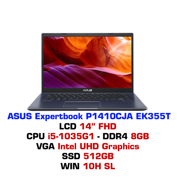 Laptop ASUS Expertbook P1410CJA EK355T 
