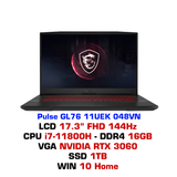  Laptop Gaming MSI Pulse GL76 11UEK 048VN 