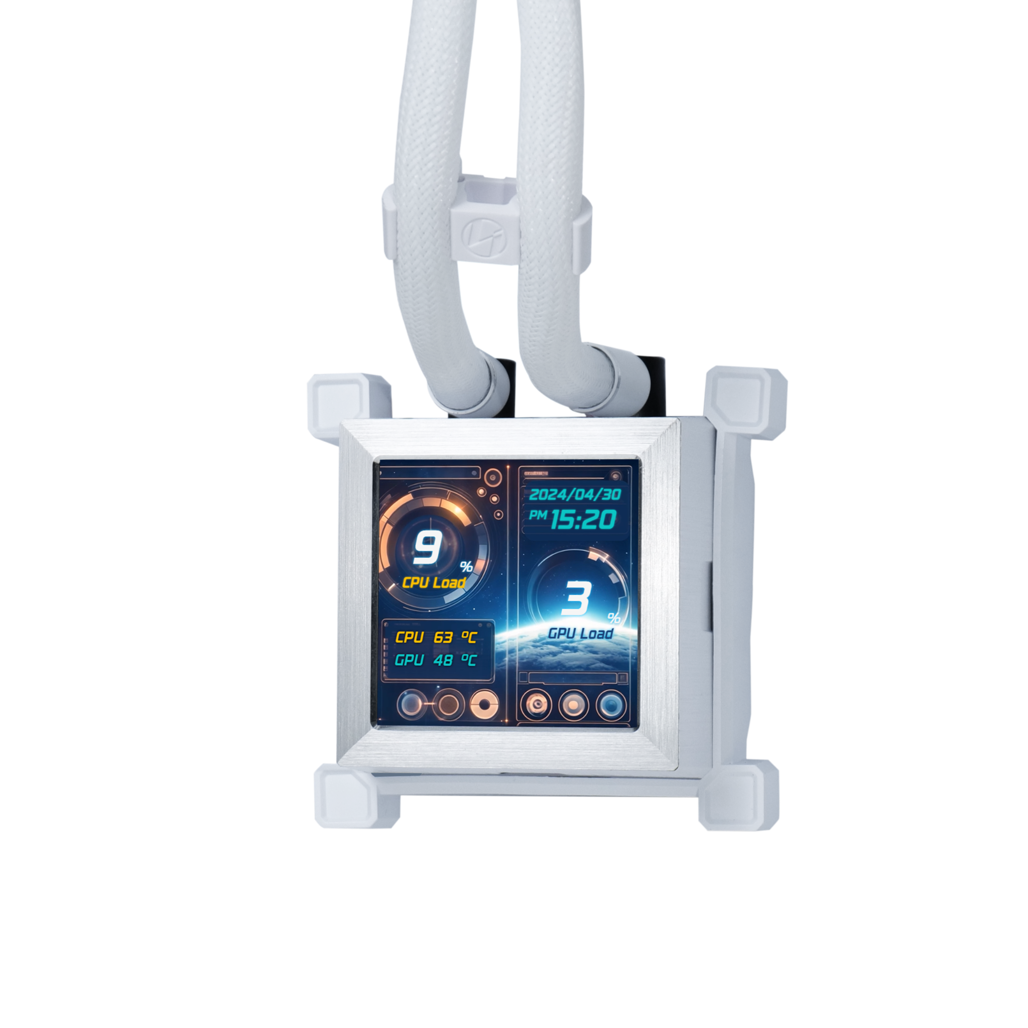 Tản nhiệt AIO Lian Li HydroShift LCD 360TL White chính hãng