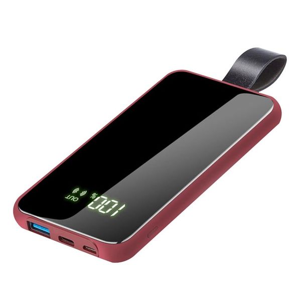  Sạc dự phòng PISEN Quick Wireless Charging 10000mAh (QC, PD 18W )- Sạc hút - QiQP BLACK 