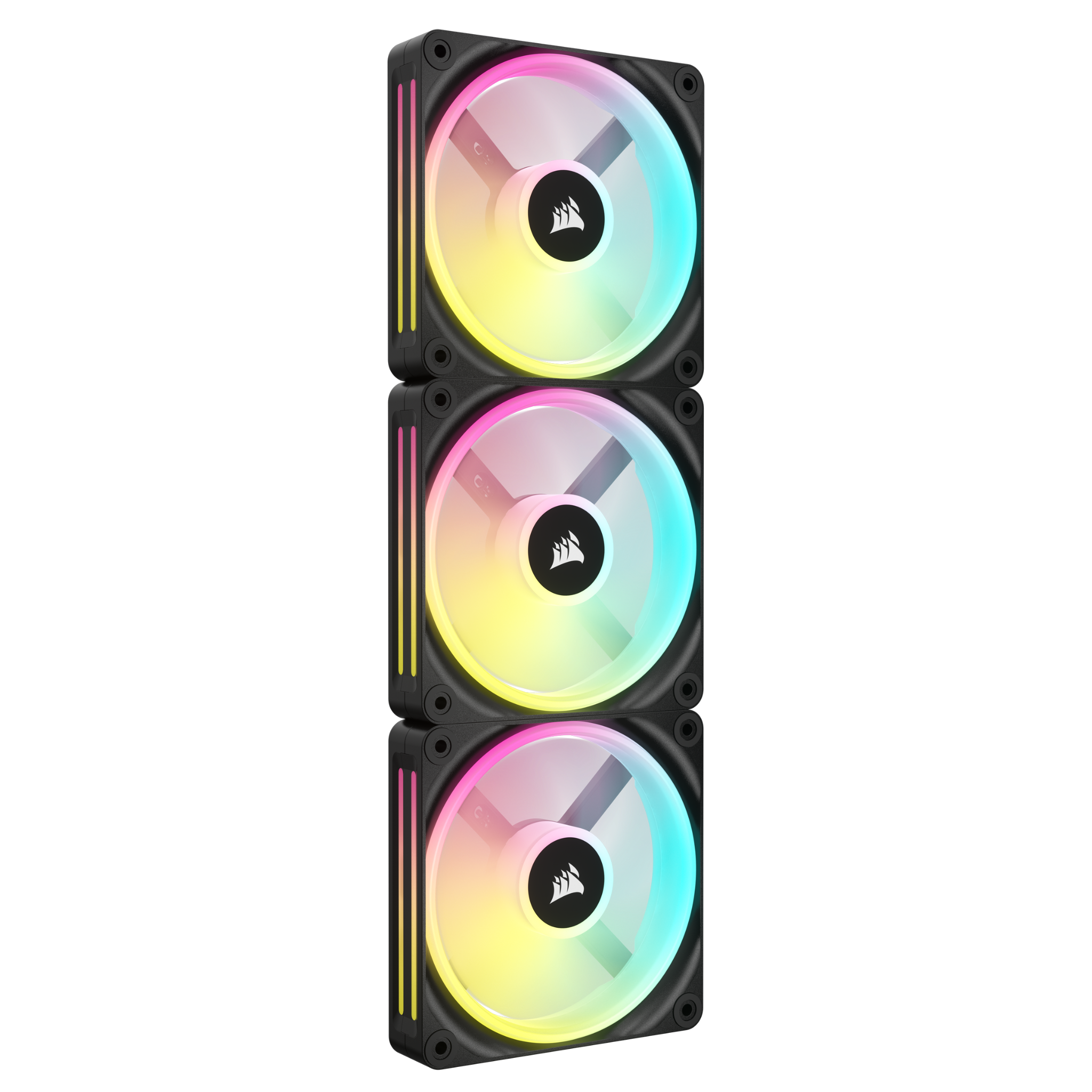 Bộ 3 Quạt Corsair Icue Link Qx120 Rgb Kèm Icue Link Hub (Co - 9051002 - Ww)
