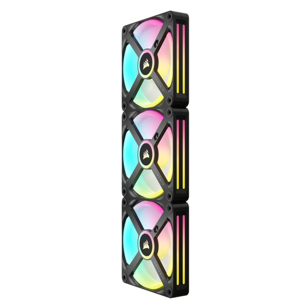  Bộ 3 quạt Corsair iCUE LINK QX120 RGB kèm iCUE LINK Hub (CO-9051002-WW) 