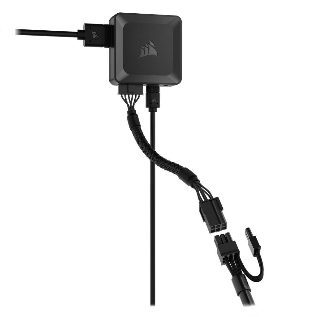 Ventola Corsair QX120 RGB Bianca - ICUE LINK, Kit Starter Con Effetto Luce - Foto 4