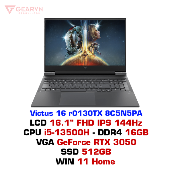  Laptop gaming HP Victus 16 r0130TX 8C5N5PA 
