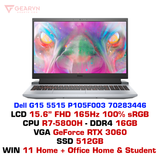  Laptop gaming Dell G15 5515 P105F003 70283446 