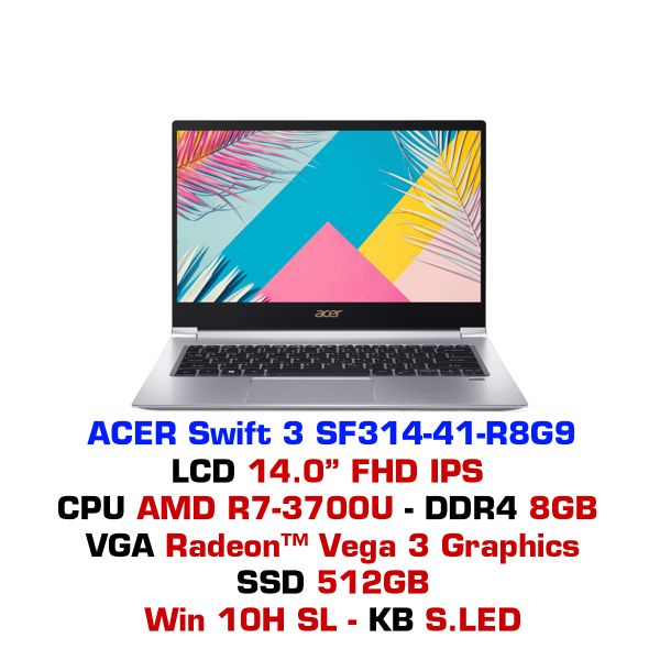  Laptop Acer Swift 3 SF314-41 R8G9 Bạc 