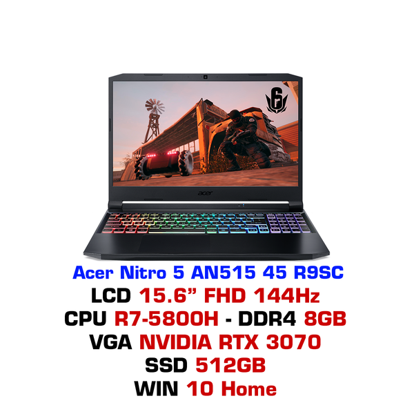  Laptop Gaming Acer Nitro 5 AN515 45 R9SC 