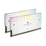  RAM Corsair Dominator Titanium White 64GB (2x32GB) RGB 6000 DDR5 (CMP64GX5M2B6000C30W) 