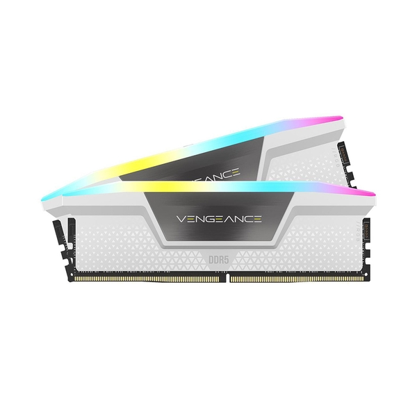  Ram Corsair Vengeance RGB White 32GB (2x16GB) 5600 DDR5 (CMH32GX5M2B5600C40W) 