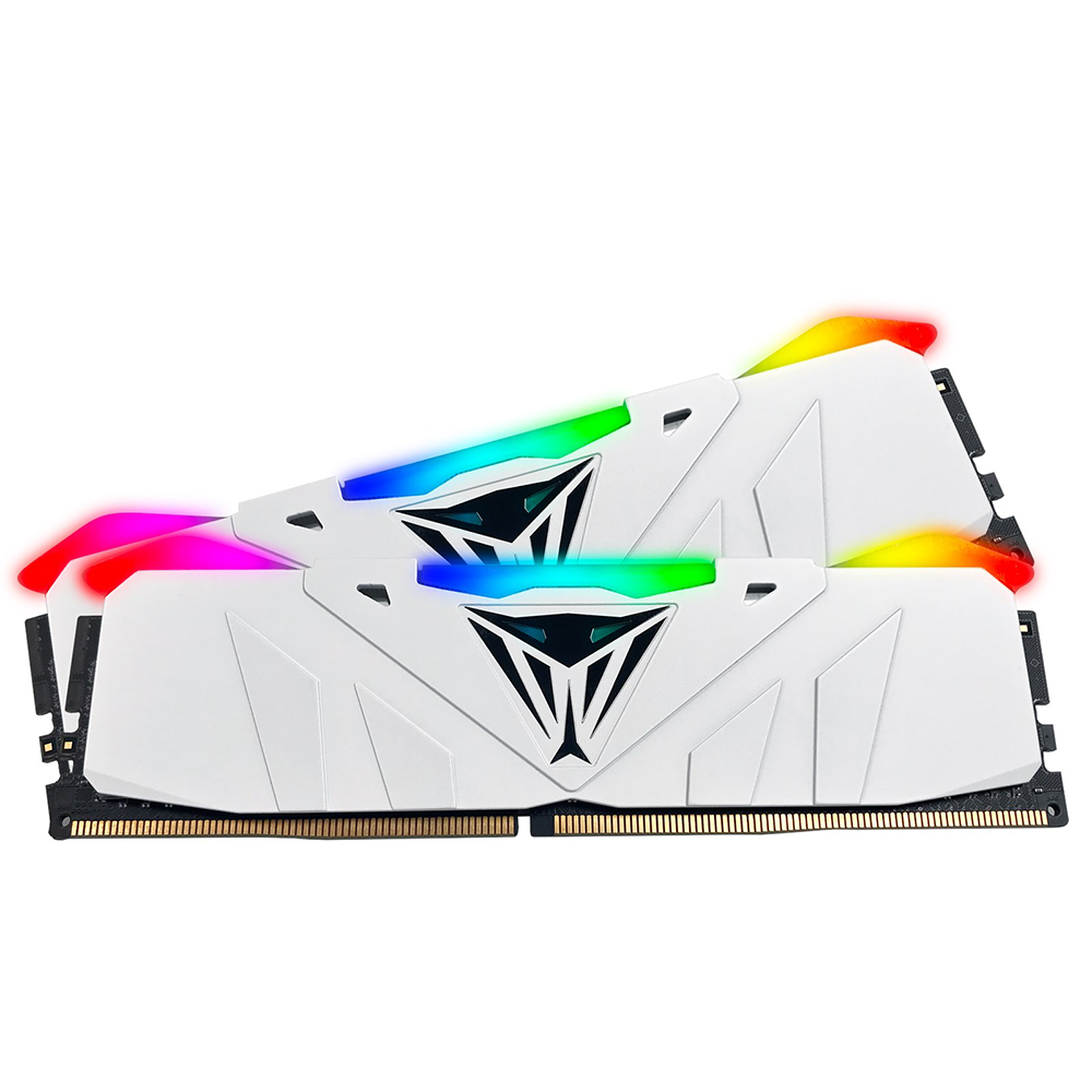 (16GB DDR4 2x8G 2666) Patriot Viper RGB White