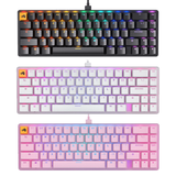  Bàn phím cơ Glorious GMMK 2 Compact Pink 65% Pre-built Glorious Fox Switch 